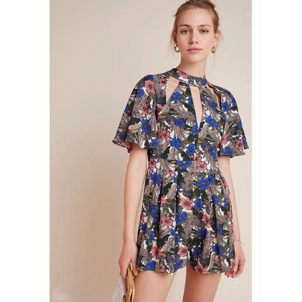 New Anthropologie Luisa Romper Size M